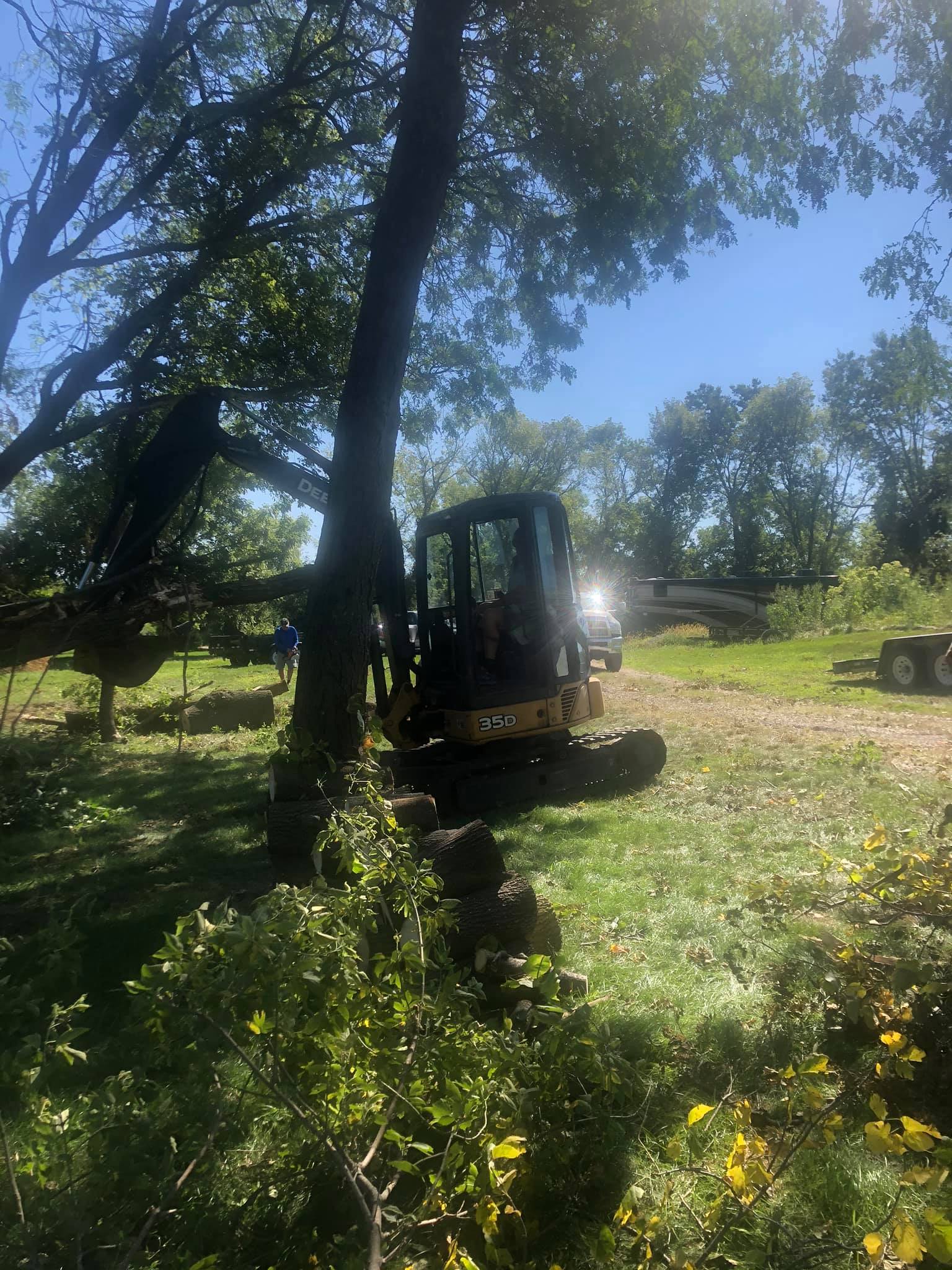 yard clean up after storm